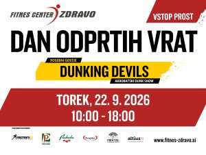 DAN ODPRTIH VRAT FITNES CENTRA ZDRAVO